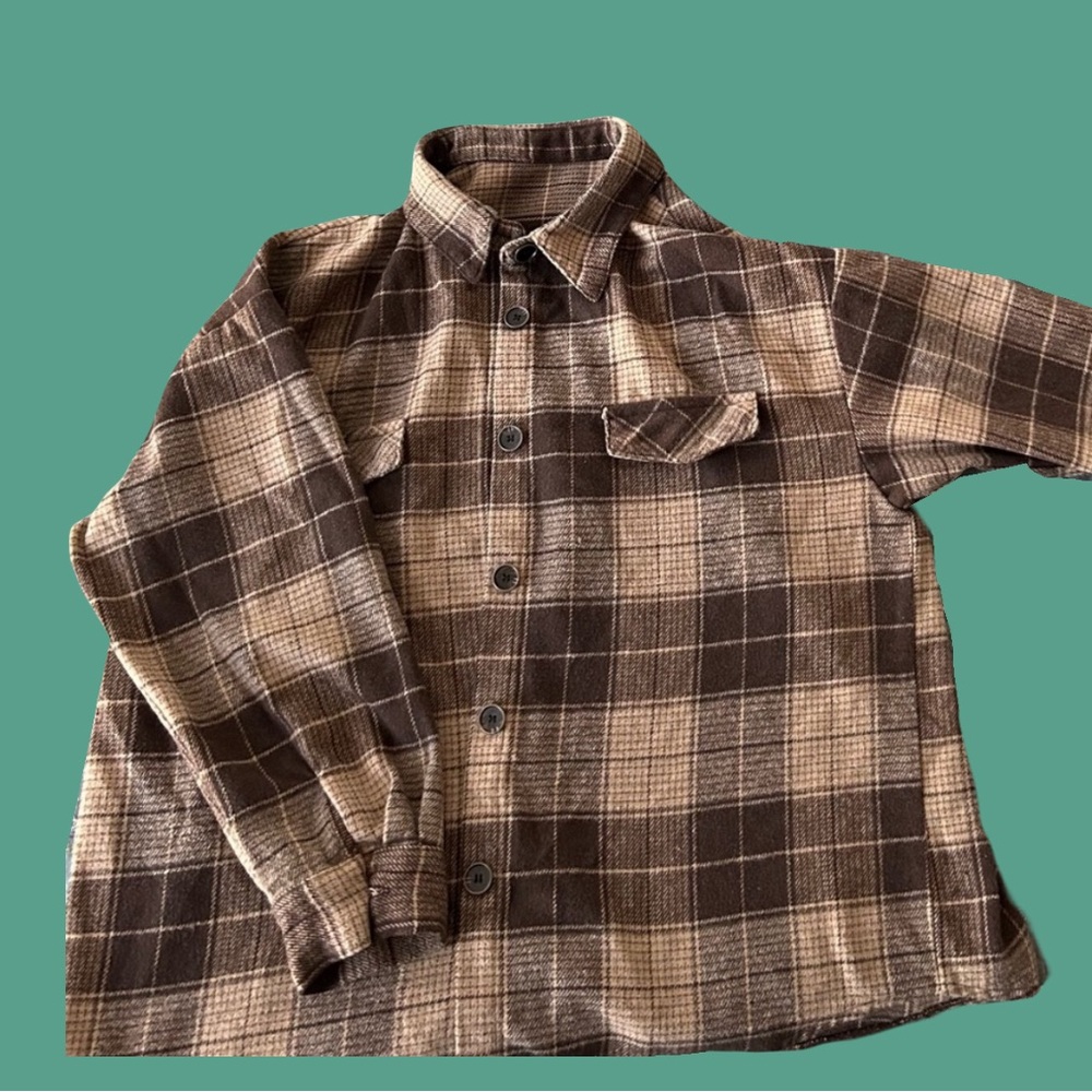 Woman's Flannel Jacket Top